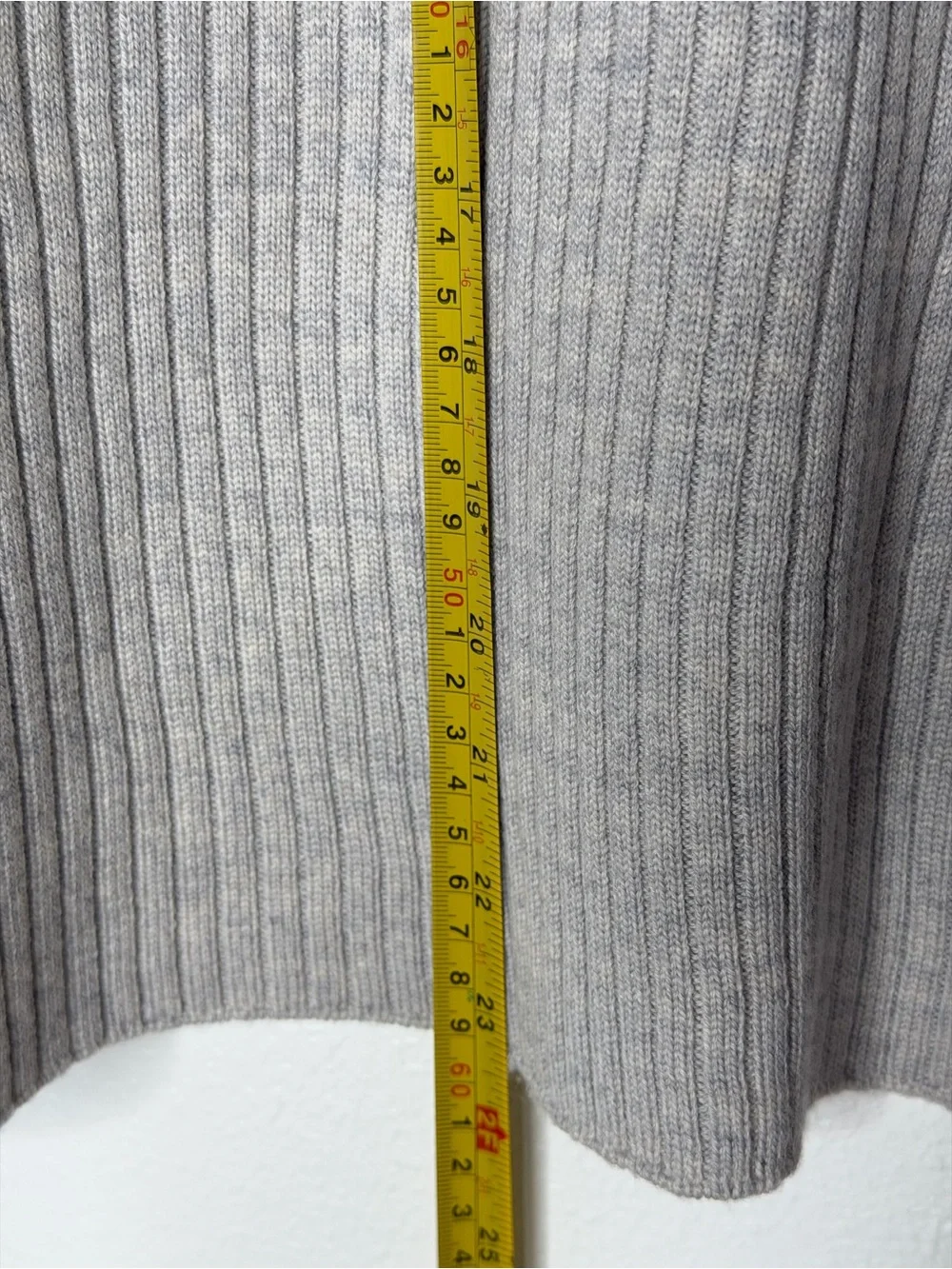 Eileen Fisher Merino Wool Turtleneck Top sweater sea salt / light gray